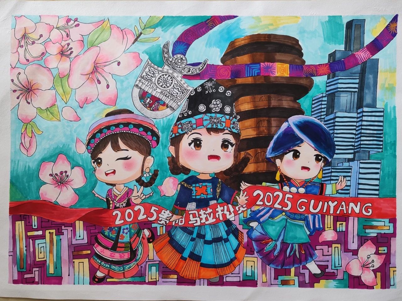 首批「童画贵马」优秀作品亮相~